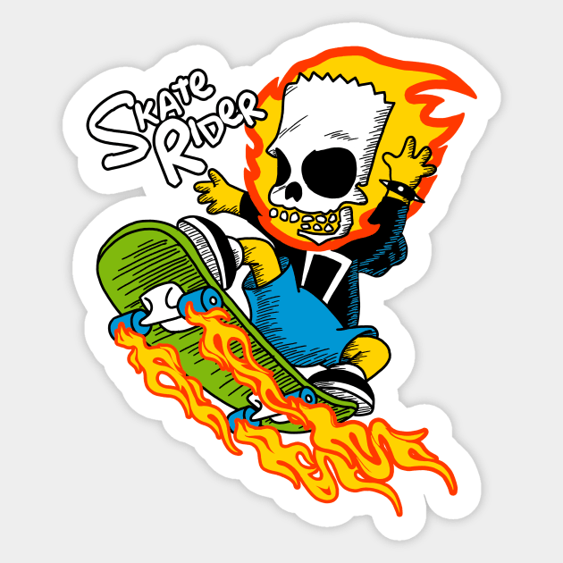 Skate Rider Sticker by BuckRogers